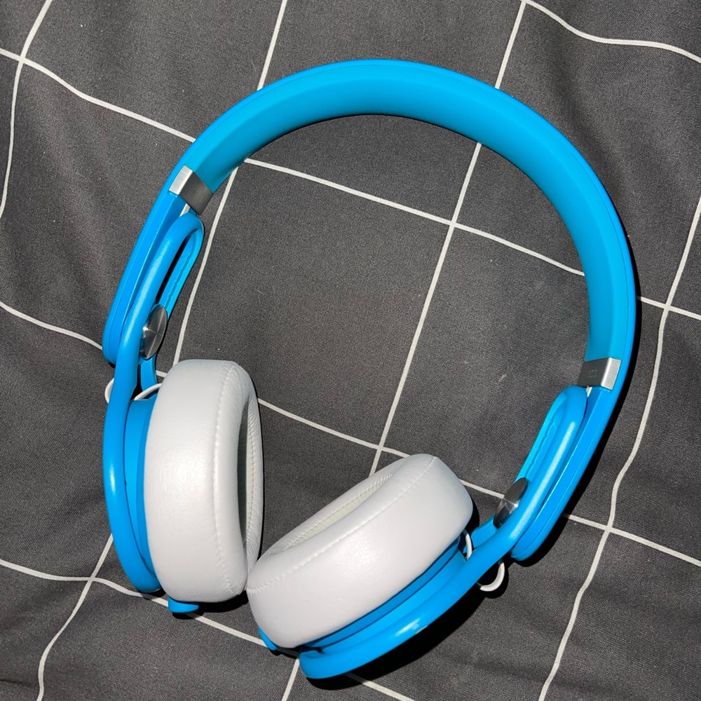 RARE Limited Edition Blue Beats by Dre Mixr Headphones